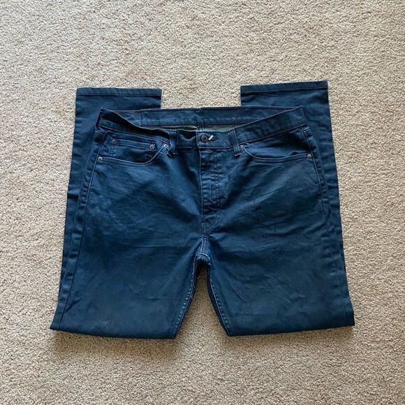 Levi’s Men’s 511 Dark Blue Denim Jeans - Picture 1 of 6